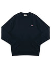 Tricolor Fox Patch Sweatshirt Dark Navy - MAISON KITSUNE - BALAAN 3