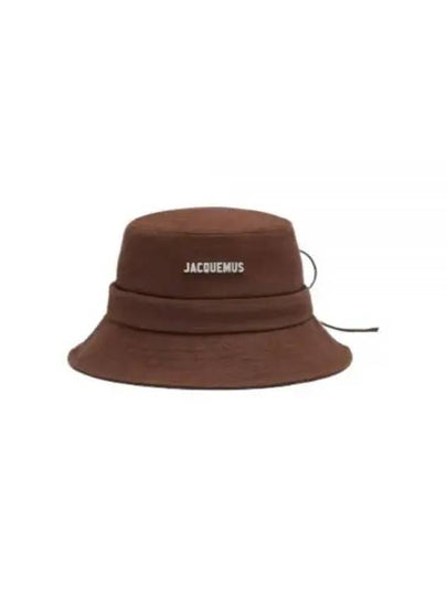 Le Bob Gadjo Knotted Bucket Hat Brown - JACQUEMUS - BALAAN 2