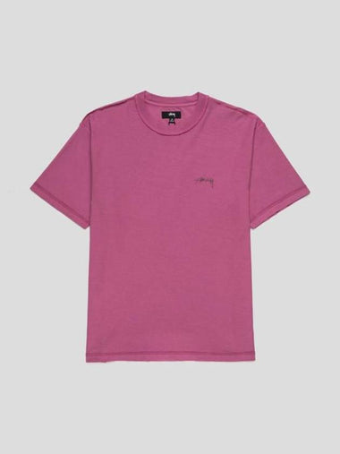 Short sleeve t shirt 1140283 MAGENTA - STUSSY - BALAAN 1