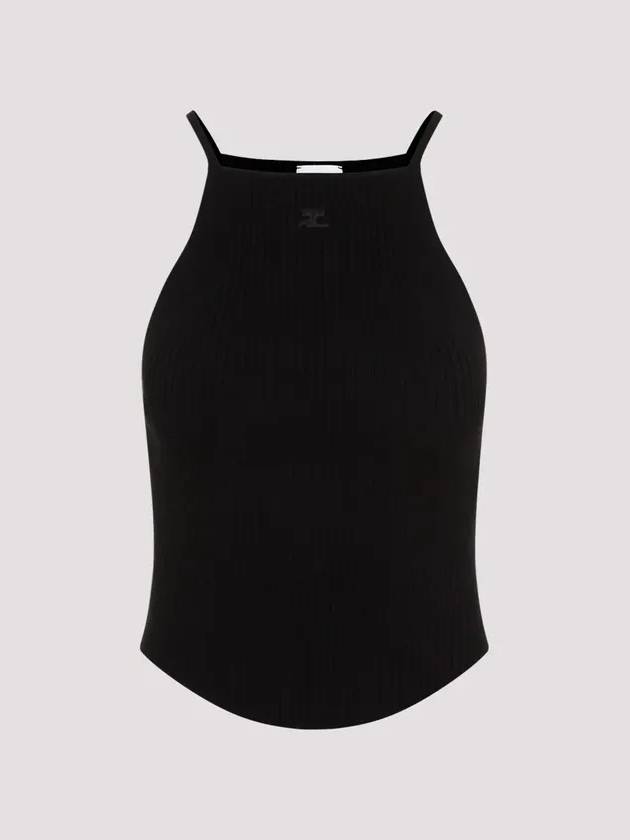 Holistic Ribbed Knit Sleeveless Black - COURREGES - BALAAN 2