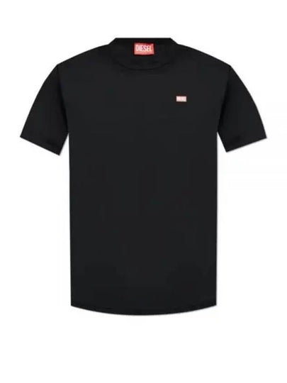 T Miegor Crew Neck Short Sleeve T-Shirt Black - DIESEL - BALAAN 2