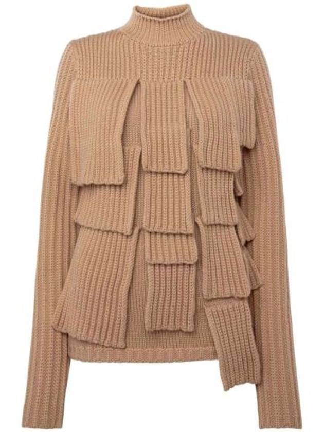 flap turtleneck beige - JW ANDERSON - BALAAN 1