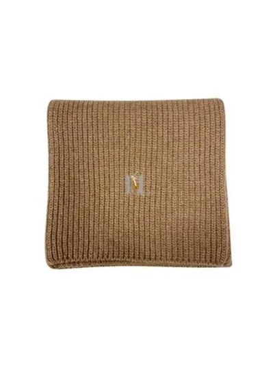 Polo Pony Knit Scarf Brown - POLO RALPH LAUREN - BALAAN 2