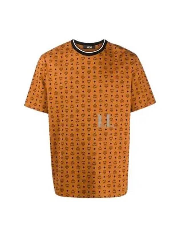 Visetos Print T-Shirt Brown - MCM - BALAAN 2