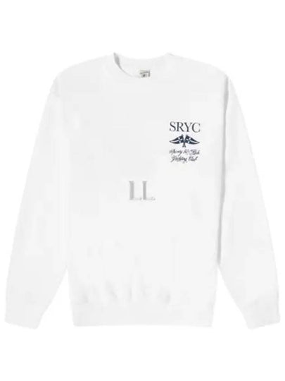 Logo Print Cotton Sweatshirt White - SPORTY & RICH - BALAAN 2