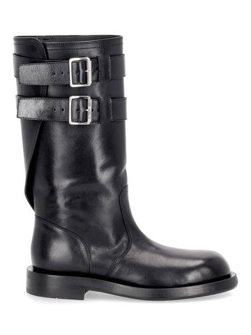 Milan soft biker long boots black - ANN DEMEULEMEESTER - BALAAN 1