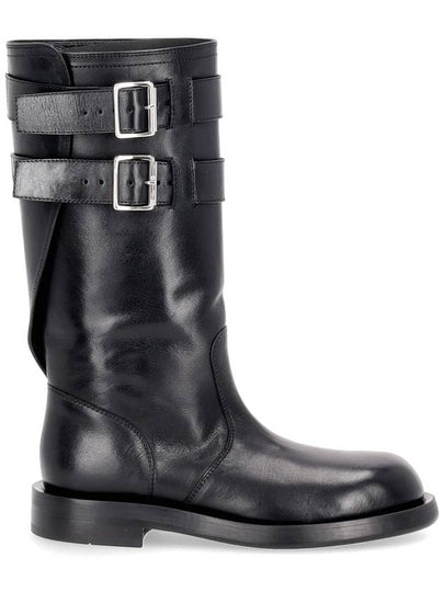 Milan soft biker long boots black - ANN DEMEULEMEESTER - BALAAN 2