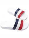 Jeanne Tri Color Slippers White - MONCLER - BALAAN 6