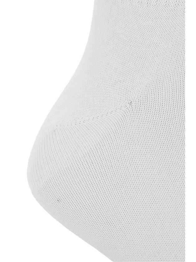 Versace Cotton Socks With Logo, Women's, White - VERSACE - BALAAN 3