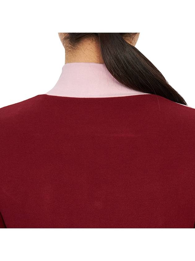 Golf Wear Women s Long Sleeve T Shirt MLW 2C AC01 BURGUNDY - MARK & LONA - BALAAN 8