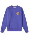 Mikolo Logo Patch Sweatshirt Indigo - ISABEL MARANT - BALAAN 1