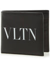 VLTN Logo Half Wallet Black - VALENTINO - BALAAN 2