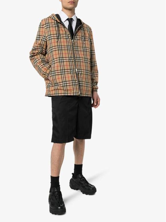 Reversible Vintage Check Hooded Jacket Archive Beige - BURBERRY - BALAAN 9