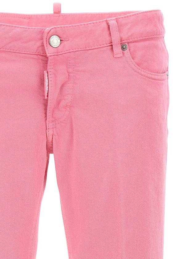 Denim Straight Pants S75LB0861S30811243 PINK - DSQUARED2 - BALAAN 4