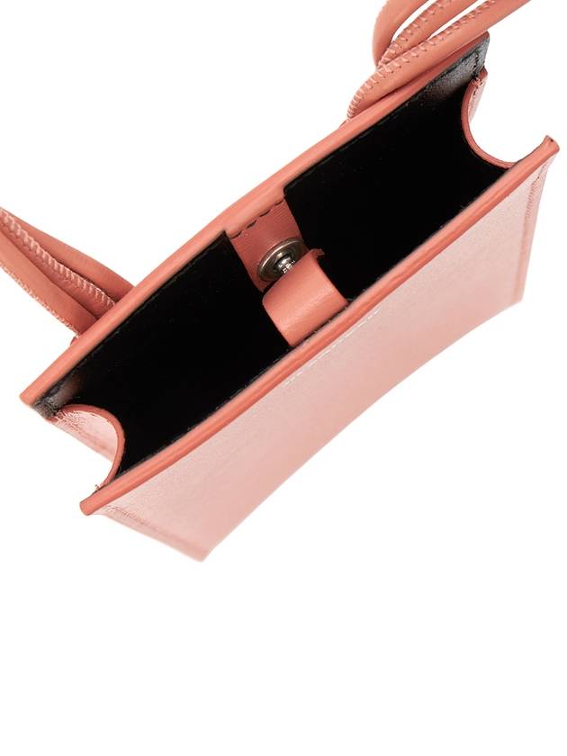 Tangle Phone Holder Leather Cross Bag Pink - JIL SANDER - BALAAN 7