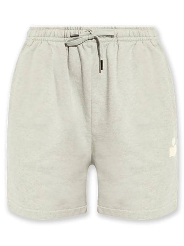 Logo Detail Drawstring Shorts Light Blue - ISABEL MARANT ETOILE - BALAAN 1