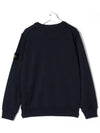 Kids Waffen Crew Neck Sweatshirt Black 761661340 V0029 - STONE ISLAND - BALAAN 3