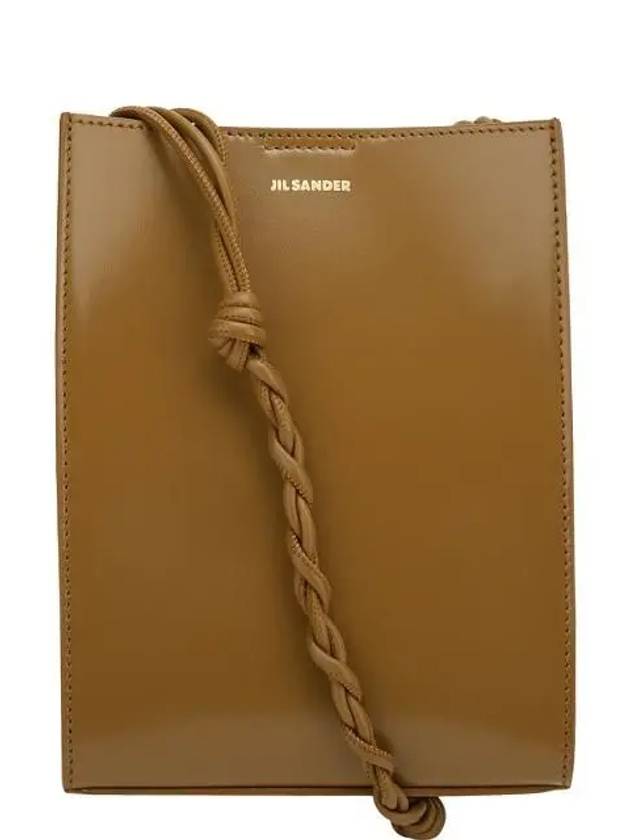 Tangle Smooth Leather Small Cross Bag Brown - JIL SANDER - BALAAN 2