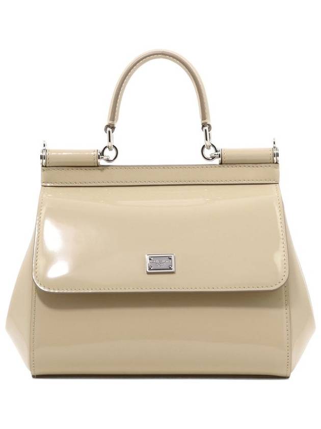 Sicily Small Calfskin Tote Bag Beige - DOLCE&GABBANA - BALAAN 5