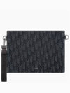 Oblique A5 Triangle Pouch Black - DIOR - BALAAN 2