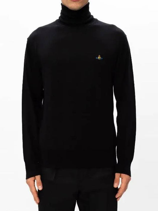 Logo patch turtleneck knit 84082514 - VIVIENNE WESTWOOD - BALAAN 2