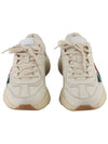 523535 Three Stripes Rhyton Sneakers Size 5 33502K - GUCCI - BALAAN 2