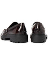 Leather Penny Loafers Burgundy - TOD'S - BALAAN 7