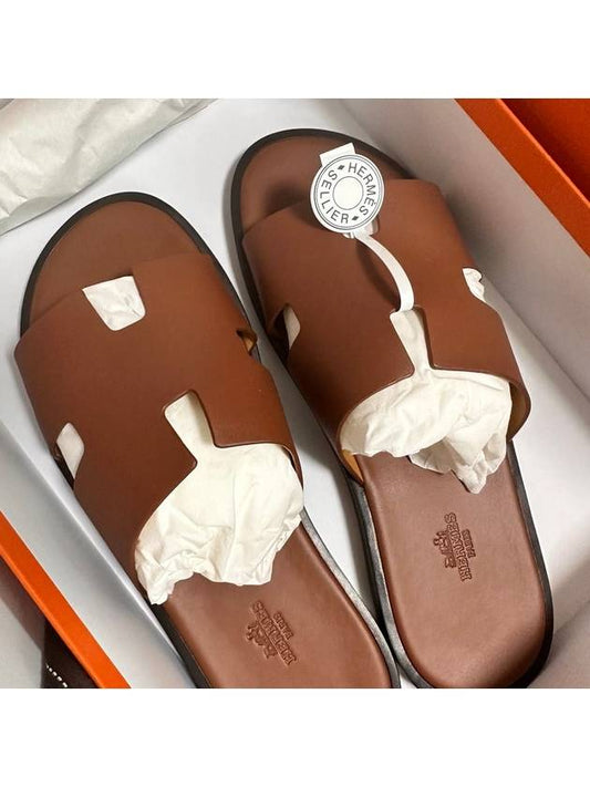 izmir slippers gold - HERMES - BALAAN 1