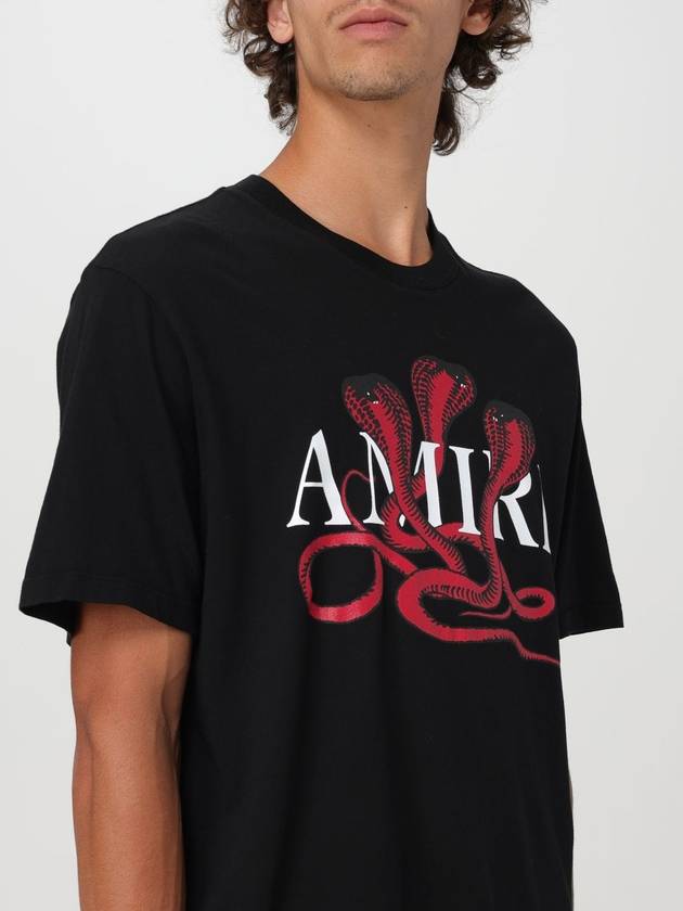 T-shirt con logo e stampa serpenti Amiri - AMIRI - BALAAN 4