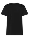 Thin Jersey Puppy Love Relaxed Short Sleeve T-Shirt Black - GANNI - BALAAN 4