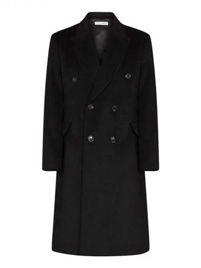 Men's Hairy Wool Whale Double Coat Black - OUR LEGACY - BALAAN 2