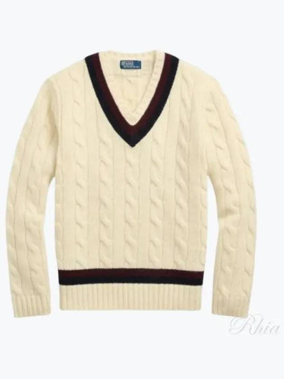 JF White Aaran cable sweater 710941116001 - POLO RALPH LAUREN - BALAAN 2