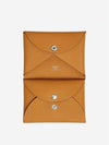 Calvi Duo Compact Card Wallet Yellow - HERMES - BALAAN 2