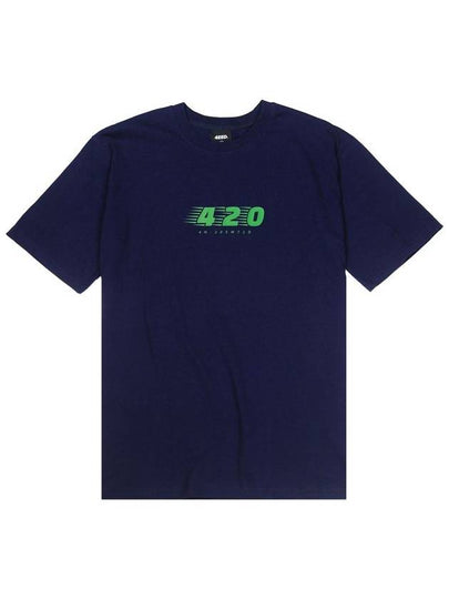 420 Logo T-Shirt Navy - FOREEDCLUB - BALAAN 2