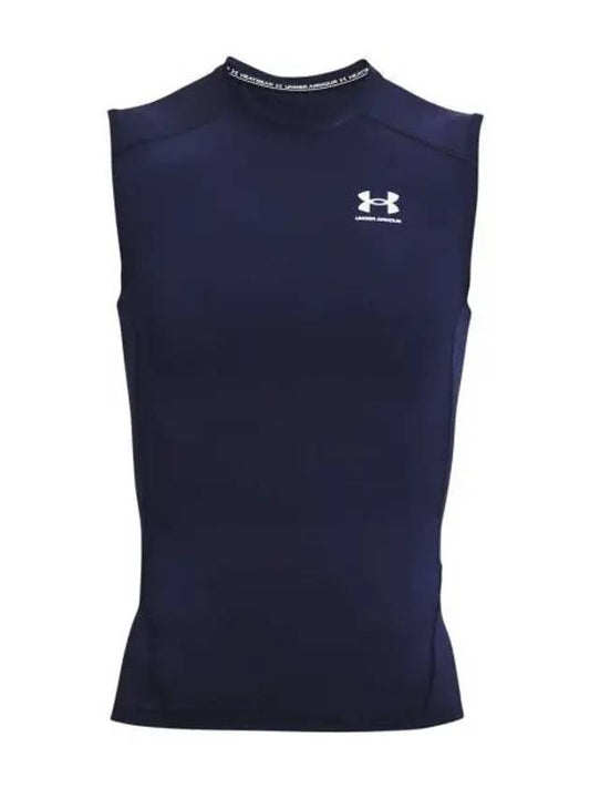 Men's HeatGear Sleeveless Navy - UNDER ARMOUR - BALAAN 1