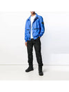 Membrana Waterproof Windproof Zip-up Jacket Blue - STONE ISLAND - BALAAN 5