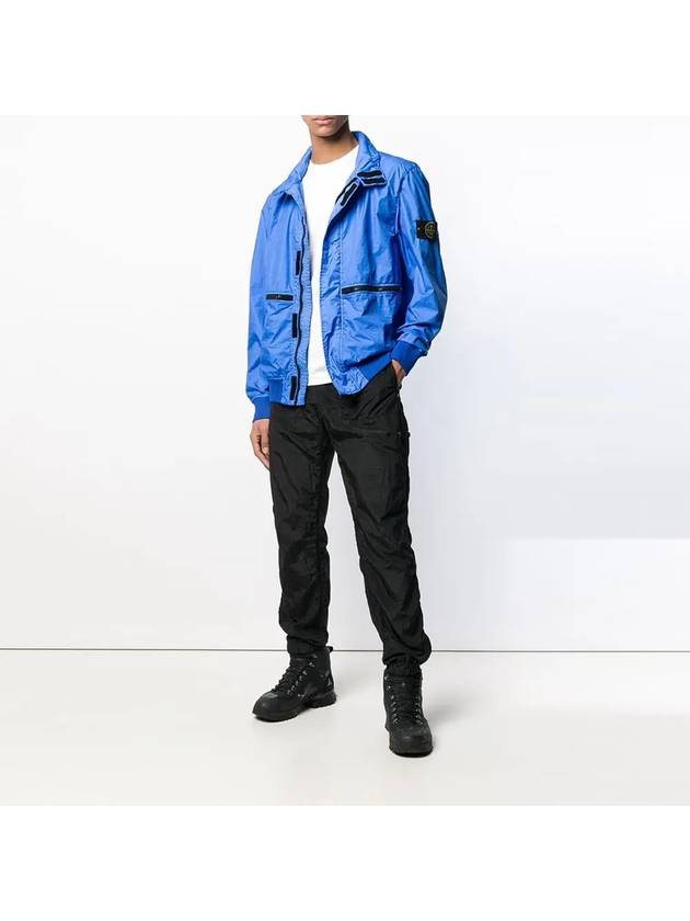 Membrana Waterproof Windproof Zip-up Jacket Blue - STONE ISLAND - BALAAN 5