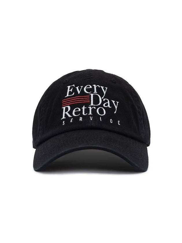 EDRS WASHED BALL CAP BLACK - POLYGRAM - BALAAN 1