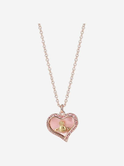 Petra Heart Logo Necklace Rose - VIVIENNE WESTWOOD - BALAAN 2