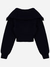 La maille Risoul knit top dark navy - JACQUEMUS - BALAAN 6