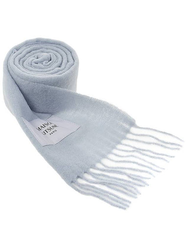 Maison Kitsune Baby Alpaca Plain Scarf LM06206WA0022 GD - MAISON KITSUNE - BALAAN 1