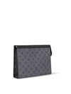 Monogram Eclipse Reverse Pochette Voyage MM Pouch Bag Grey - LOUIS VUITTON - BALAAN 4