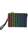 VLTN logo Times clutch bag - VALENTINO - BALAAN.