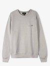 Item Logo Cotton Sweatshirt Grey - A.P.C. - BALAAN 4