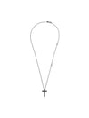 20062159 Metropolitan Cross 18K White Gold Necklace - DAMIANI - BALAAN 3