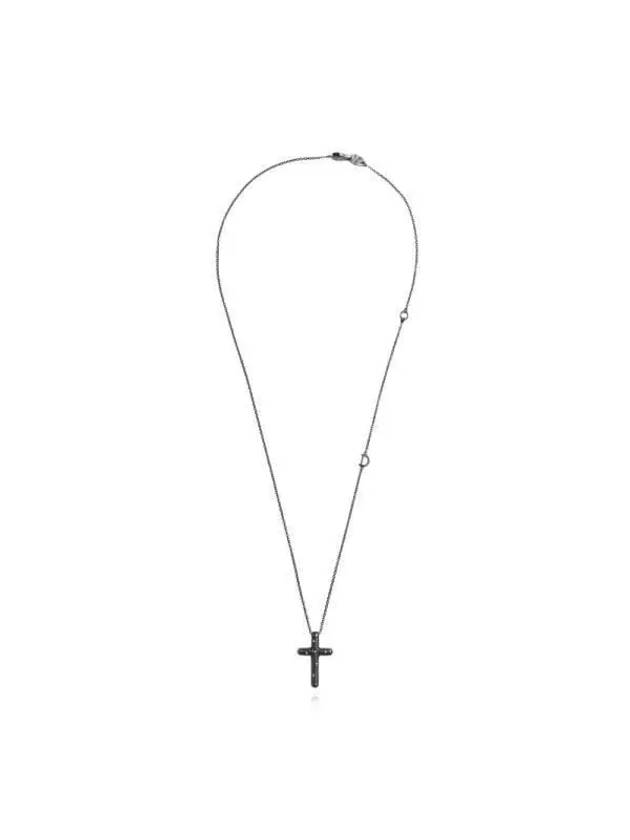 20062159 Metropolitan Cross 18K White Gold Necklace - DAMIANI - BALAAN 3