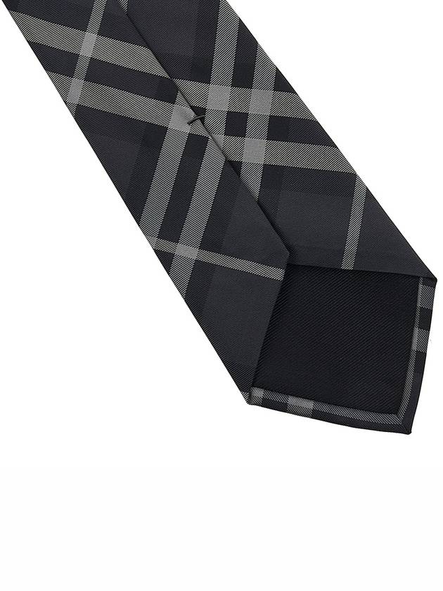 Classic Cut Vintage Check Silk Tie Grey - BURBERRY - BALAAN 7