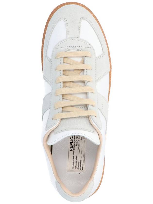 Replica Calfskin Low Top Sneakers White - MAISON MARGIELA - BALAAN 4