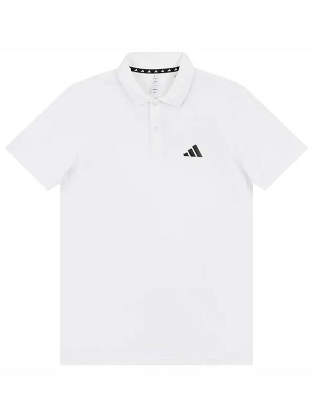 Train Essentials Base Polo Shirt White - ADIDAS - BALAAN 3