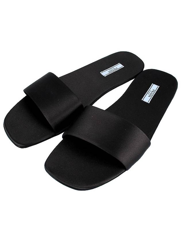 Silk Stain Travel Slippers Black - PRADA - BALAAN 2